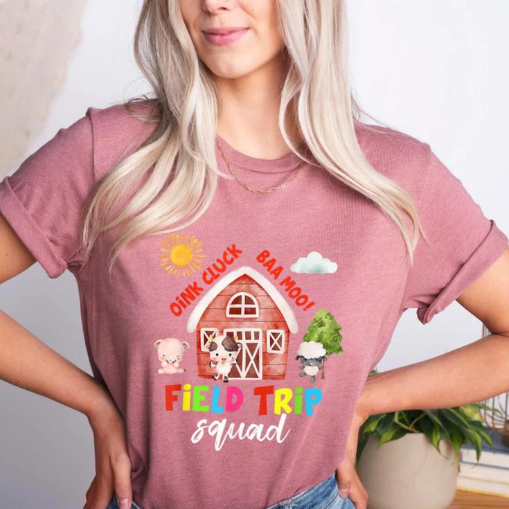 Farm Field Trip Squad Field Day 2025 Teachers Students Women's Heather T-Shirt Farm Field Trip Squad Field Day 2025 Teachers Students Women's Heather T-Shirt