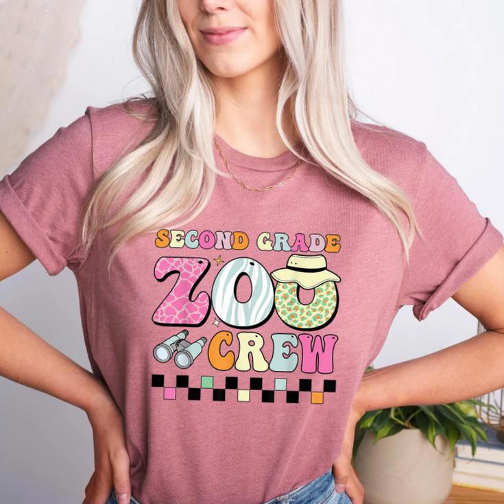 Field Zoo Trip Shirt For Teacher Second Grade Crew Women's Heather T-Shirt