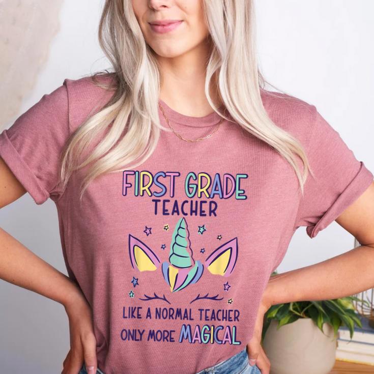 First Grade Teacher Definition Women's Heather T-Shirt First Grade Teacher Definition Women's Heather T-Shirt
