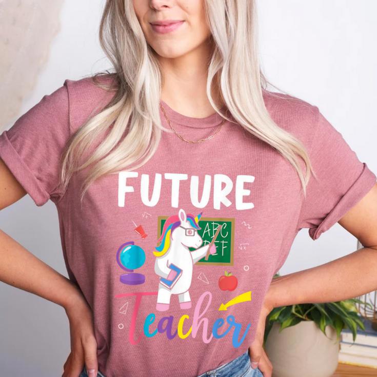 Future Teacher School Teacher Female Women's Heather T-Shirt Future Teacher School Teacher Female Women's Heather T-Shirt