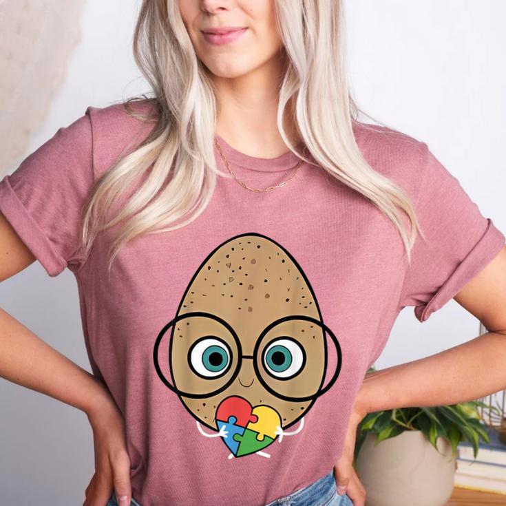 The Good Egg Teacher Halloween Costume Food Group Cute Women's Heather T-Shirt The Good Egg Teacher Halloween Costume Food Group Cute Women's Heather T-Shirt
