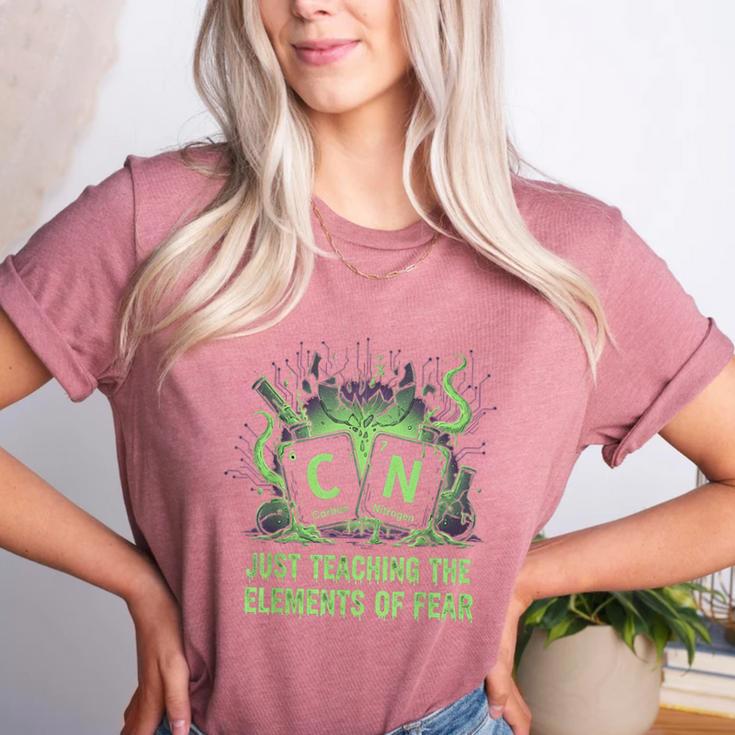 Halloween 67 Meme Science Chemistry Teacher Periodic Table Women's Heather T-Shirt Halloween 67 Meme Science Chemistry Teacher Periodic Table Women's Heather T-Shirt