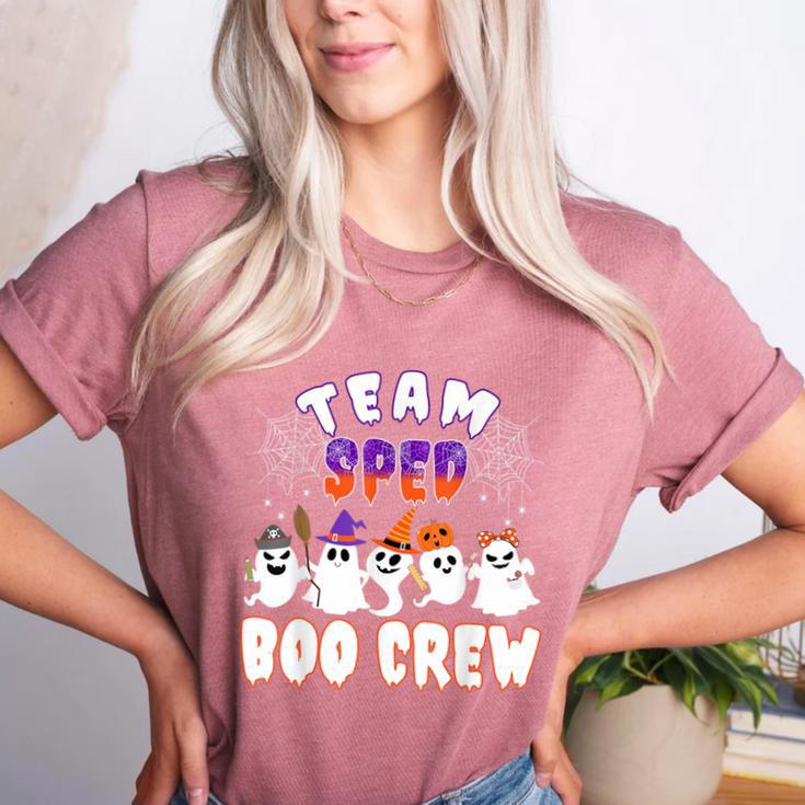 Halloween Costume Team SPED Teacher Special Education Women's Heather T-Shirt Halloween Costume Team SPED Teacher Special Education Women's Heather T-Shirt