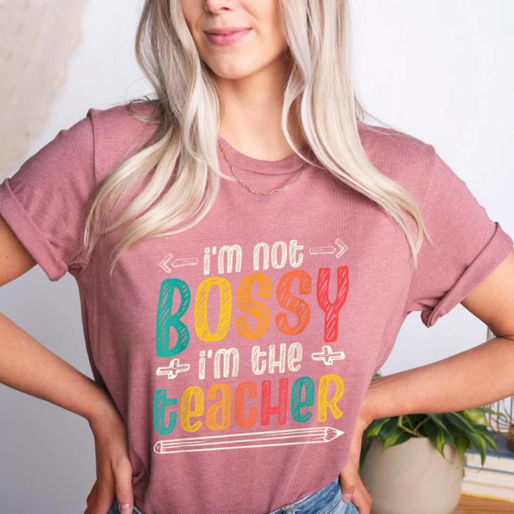 I´m Not Bossy I´m The Teacher Graduation Men Women Women's Heather T-Shirt