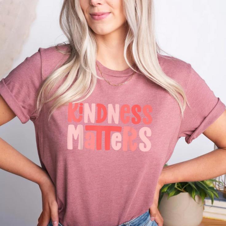 Kindness Matters Anti Bullying Shirts Teacher Child Women's Heather T-Shirt Kindness Matters Anti Bullying Shirts Teacher Child Women's Heather T-Shirt