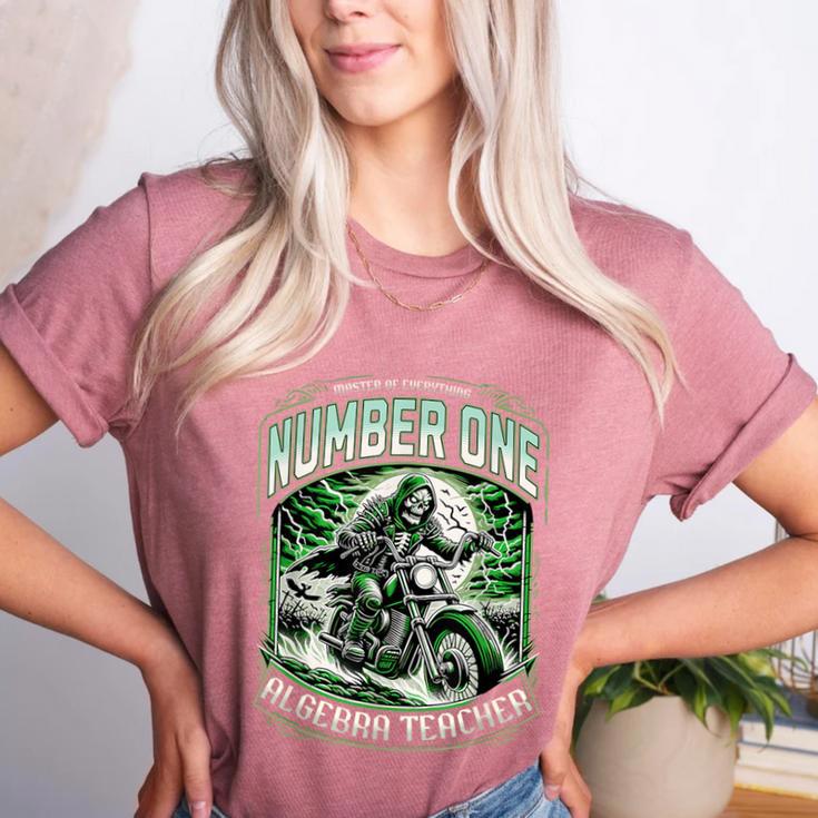 Number One Algebra Teacher 1 Career s Women's Heather T-Shirt Number One Algebra Teacher 1 Career s Women's Heather T-Shirt
