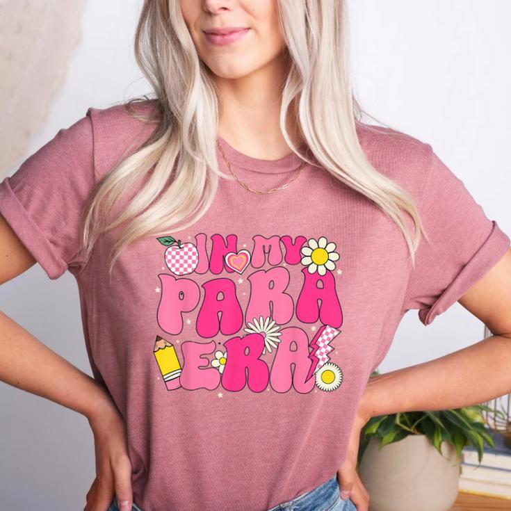 In My Para Era Teacher Back To School First Day Of School Women's Heather T-Shirt In My Para Era Teacher Back To School First Day Of School Women's Heather T-Shirt
