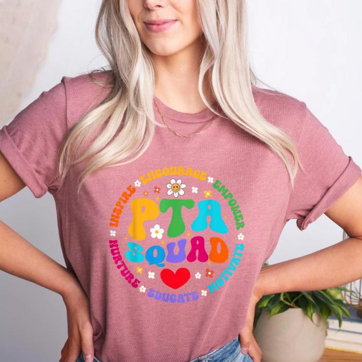 Parents Teacher Association Team Supporter PTA Squad For Men Women Girls Kids Women's Heather T-Shirt