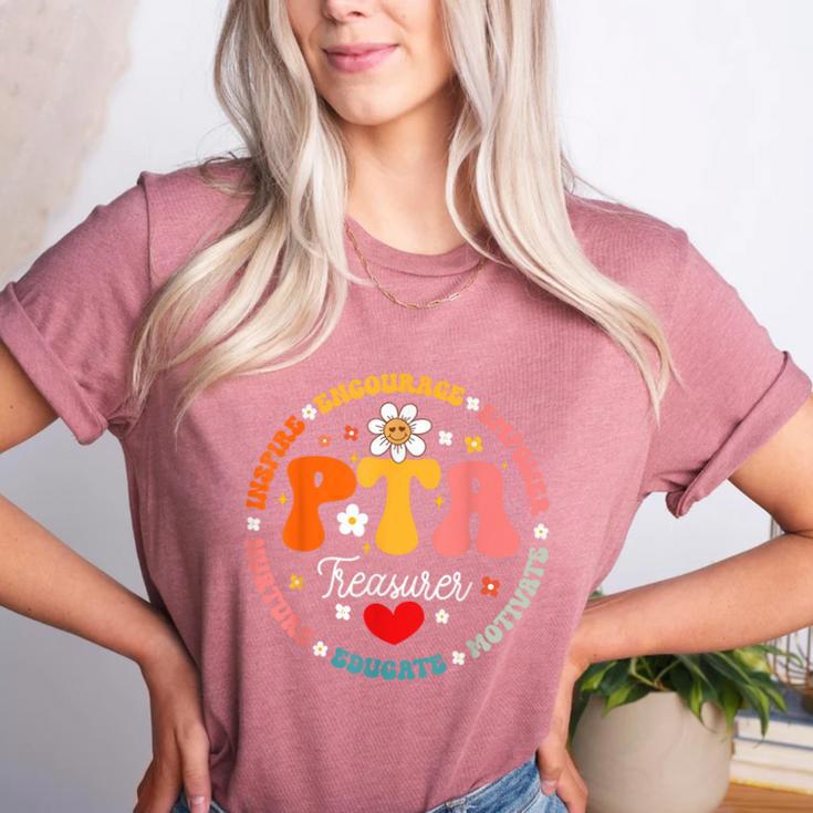 Parents Teacher Association Team Supporter PTA Treasurer For Men Women Girls Kids Women's Heather T-Shirt