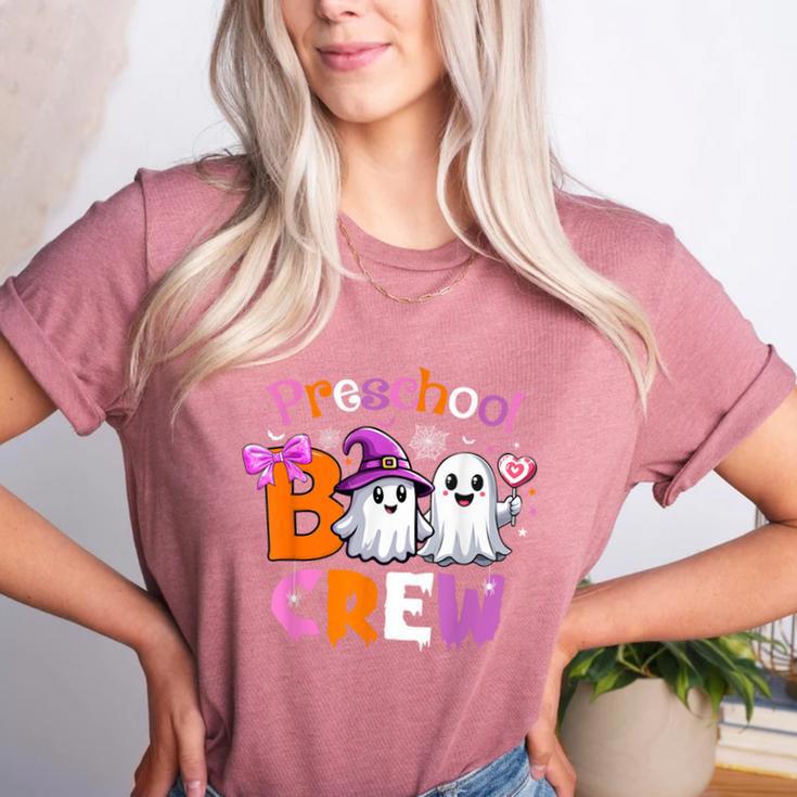 Preschool Boo Crew Preschool Halloween Costume Teacher Kid Women's Heather T-Shirt Preschool Boo Crew Preschool Halloween Costume Teacher Kid Women's Heather T-Shirt