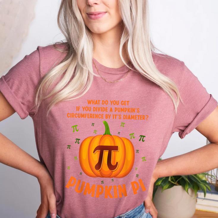 Pumpkin Pie Pi Math Teacher Shirt Halloween Men Adult Women's Heather T-Shirt