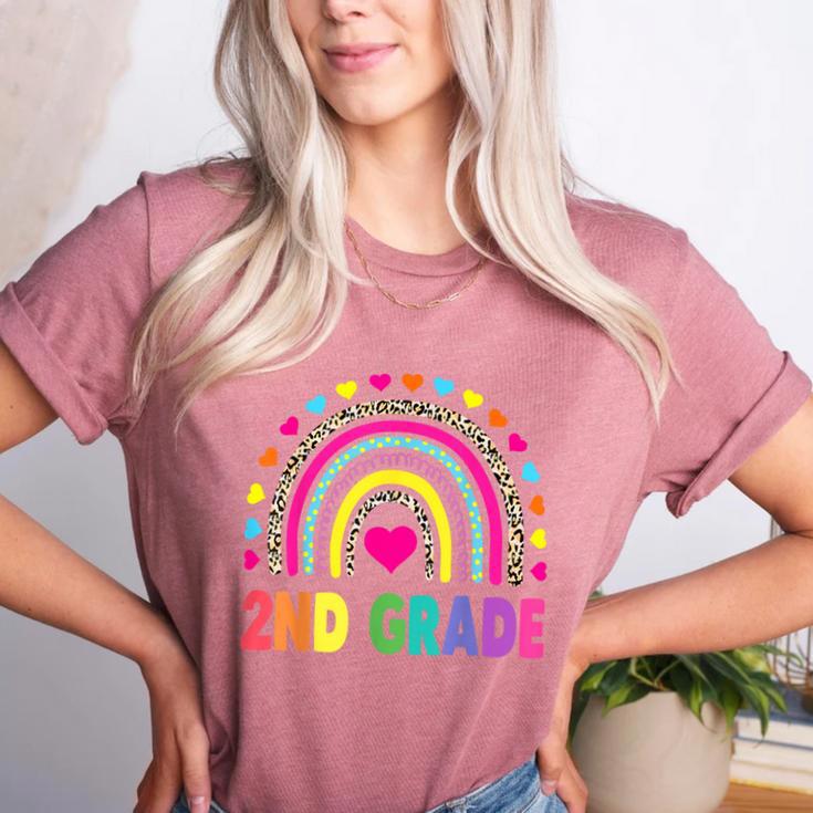 Second Grade Rainbow Girls Boys Teacher Team 2nd Grade Squad Women's Heather T-Shirt Second Grade Rainbow Girls Boys Teacher Team 2nd Grade Squad Women's Heather T-Shirt