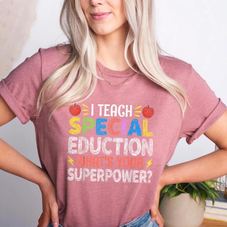 I Teach Special Education SPED Special Education Teacher For Men Women Women's Heather T-Shirt I Teach Special Education SPED Special Education Teacher For Men Women Women's Heather T-Shirt