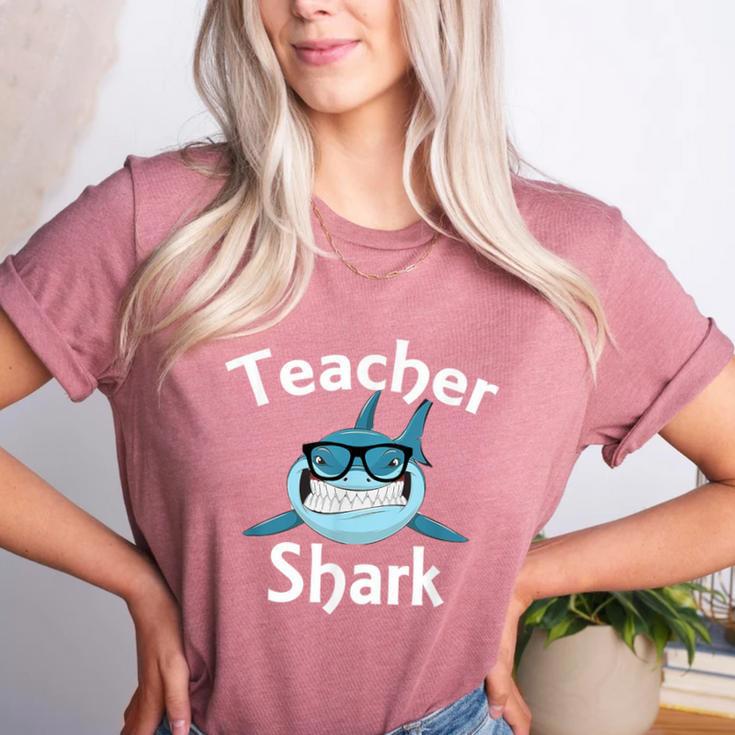 Teacher Shark Teacher For Men Women Women's Heather T-Shirt