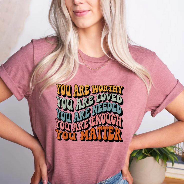 Unity Day Tee Orange Women Teacher You Matter Orange Be Kind Women's Heather T-Shirt