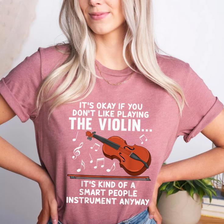 Violin Player Costume For Men Women Violin Teacher Violinist Women's Heather T-Shirt Violin Player Costume For Men Women Violin Teacher Violinist Women's Heather T-Shirt