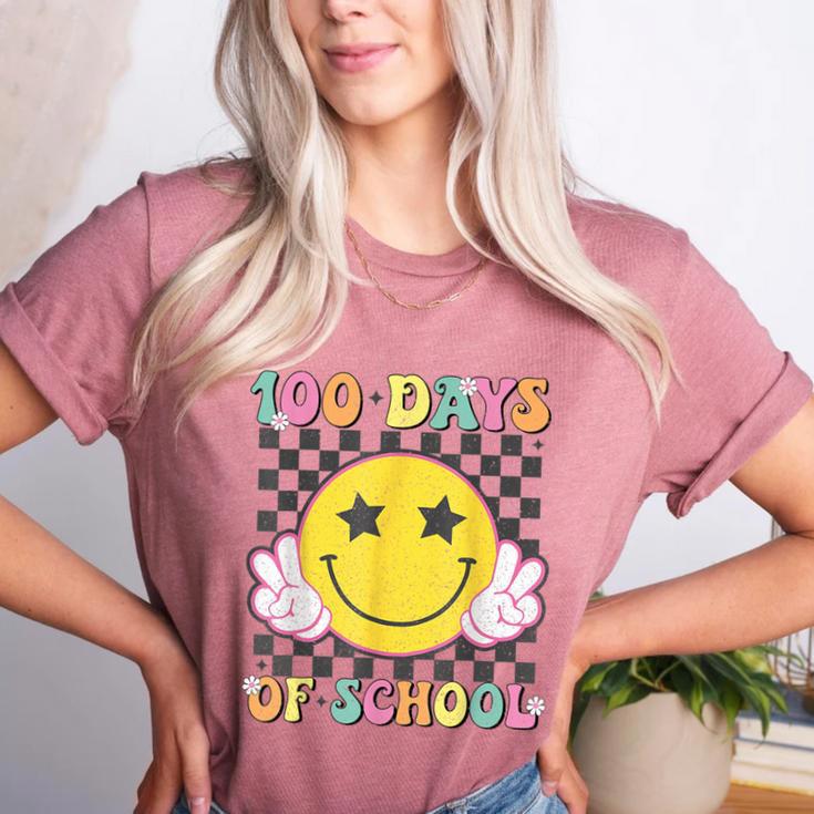 100th Day Of School Teacher Kids 100 Days Of School Women's Heather T-Shirt