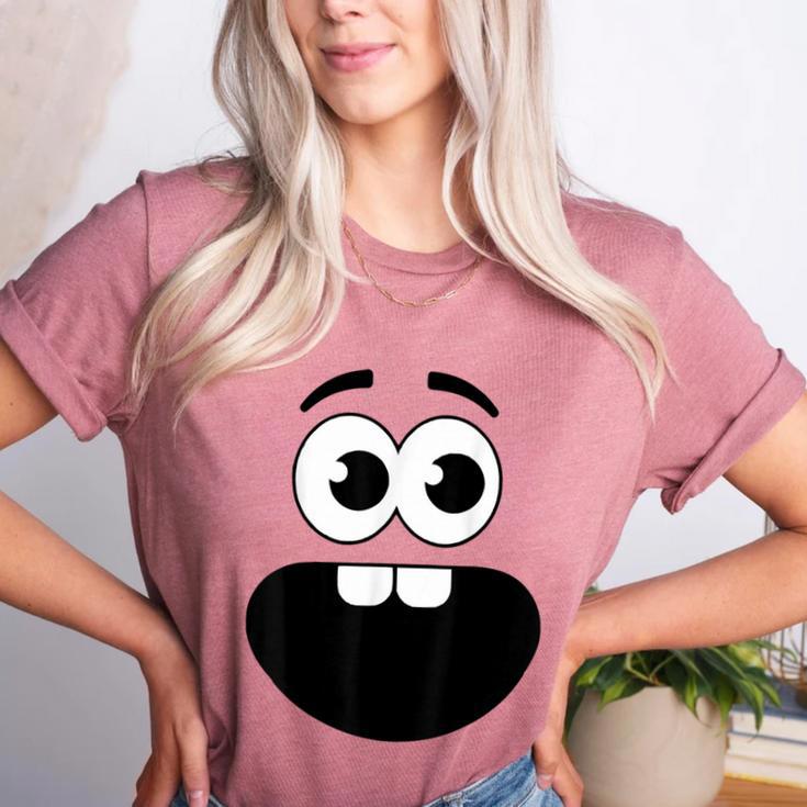 Creepy Carrots Face Teacher Halloween Costume Matching Women's Heather T-Shirt