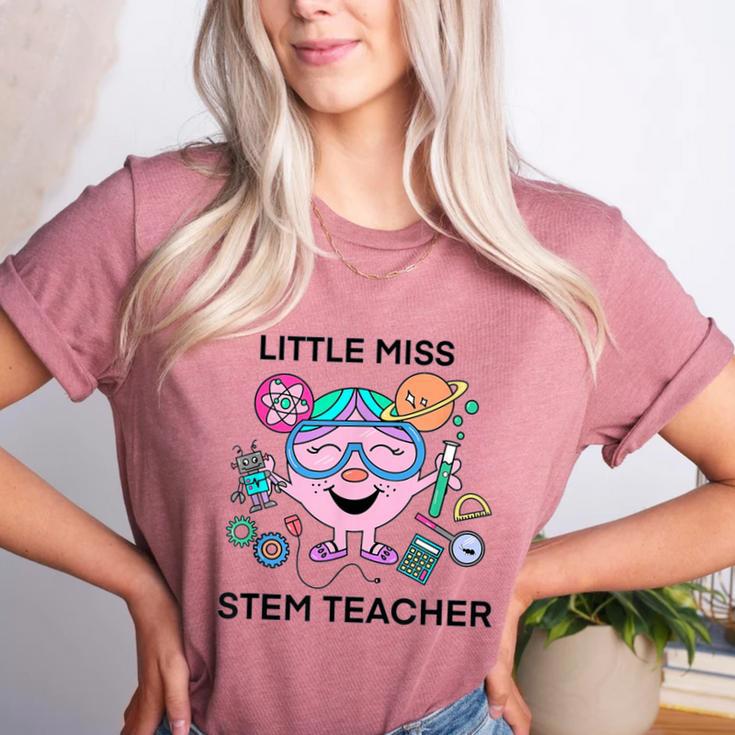 Little Miss Stem Teacher Women's Heather T-Shirt