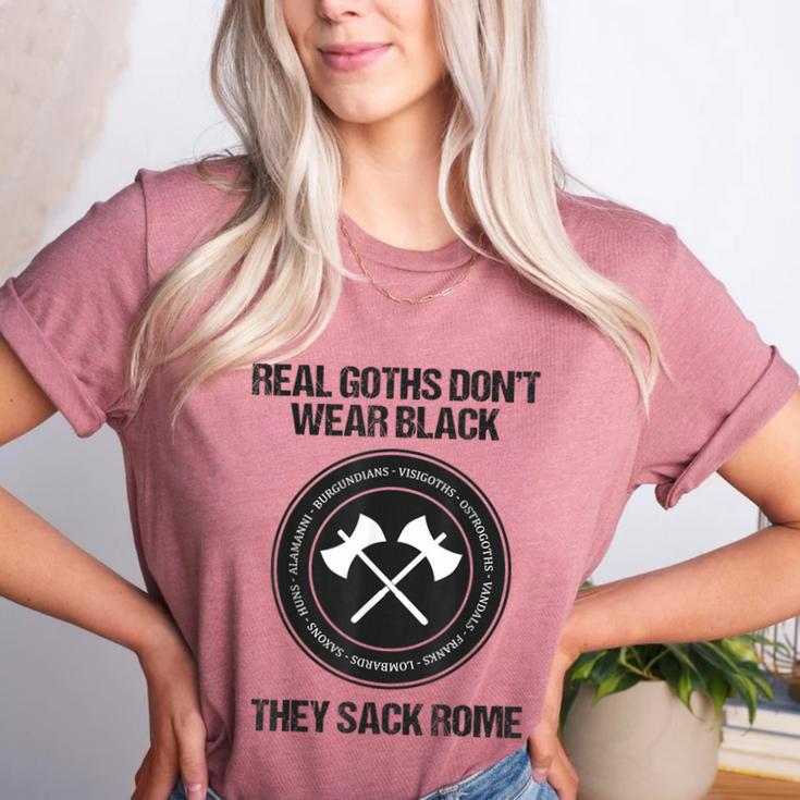 Real Goths Sack Rome History Teacher Women's Heather T-Shirt