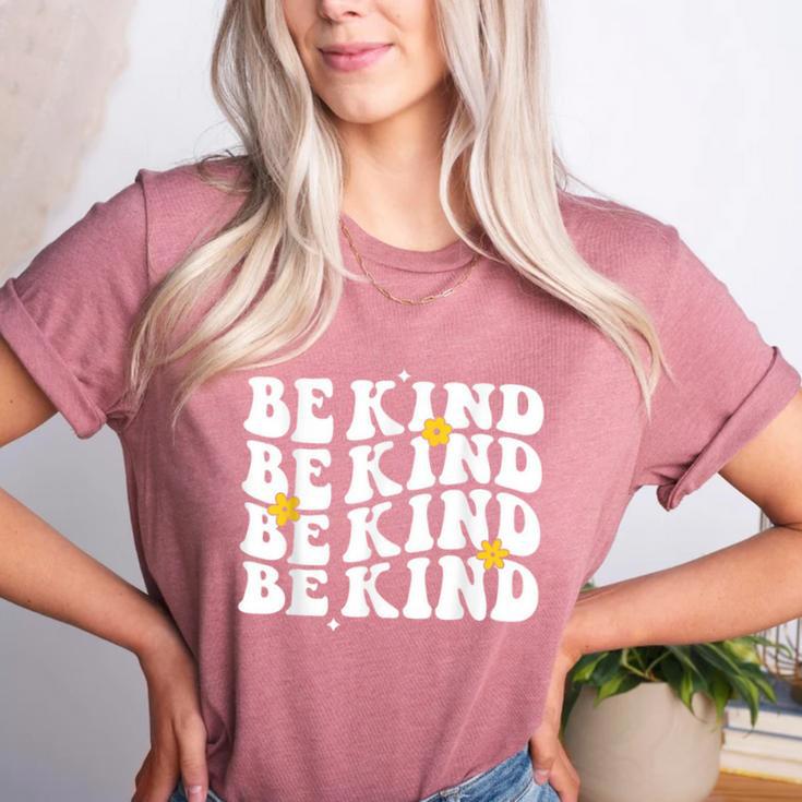 Unity Day Shirt Orange Kids Teacher 2023 Be Kind Groovy Women's Heather T-Shirt