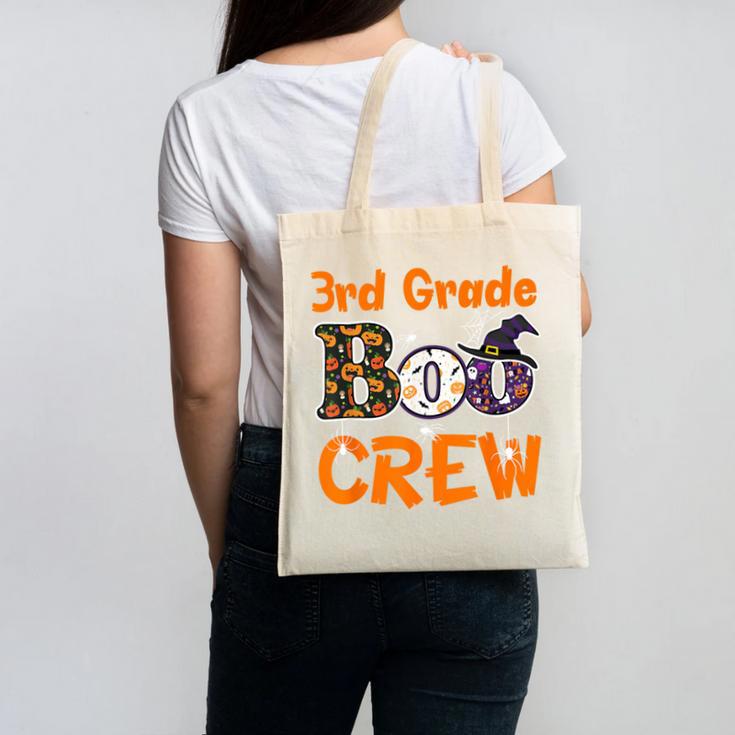 3rd Grade Boo Crew Halloween Teachers Students Costume Canvas Tote Bag