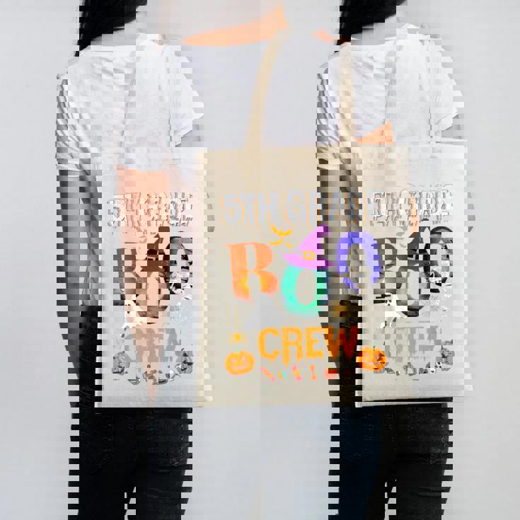 5th Grade Boo Crew Teacher Student Halloween Costume For Men Women Kids Canvas Tote Bag