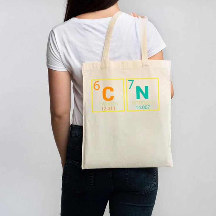67 Meme Six Seven Teacher Science Periodic Table Canvas Tote Bag