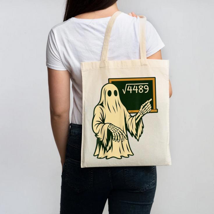 67 Meme Square Root 4489 Slang Math Teacher Skeleton Canvas Tote Bag
