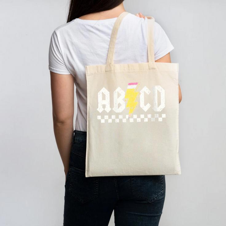 ABCD Teacher Canvas Tote Bag