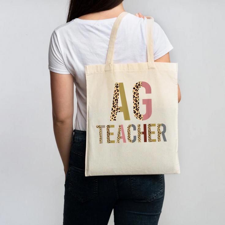 AG Teacher Farmer Life Agriculture Teacher Canvas Tote Bag