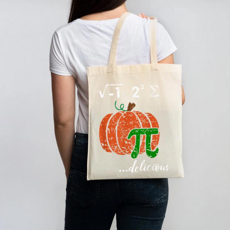 I Ate Some Pumpkin Pi Pie Math Teacher Halloween For Men Women Kids Canvas Tote Bag