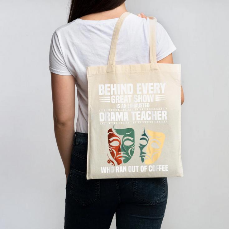 Theatre Teacher Drama Lover Theatre Mask Drama Teacher Canvas Tote Bag