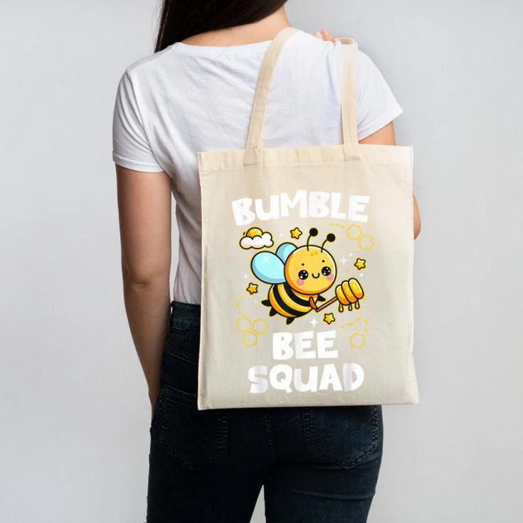 Bumble Bee Squad Honey Bumblebee Teacher Team Group Canvas Tote Bag