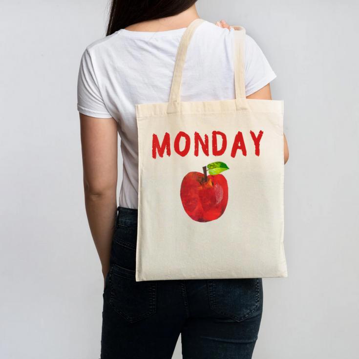 Caterpillar Friday Fruit Kindergarten Teacher Men Women Kids Canvas Tote Bag
