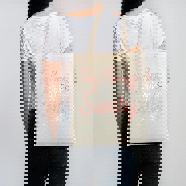 Childcare Provider Daycare Teacher Stole My Sanity Canvas Tote Bag