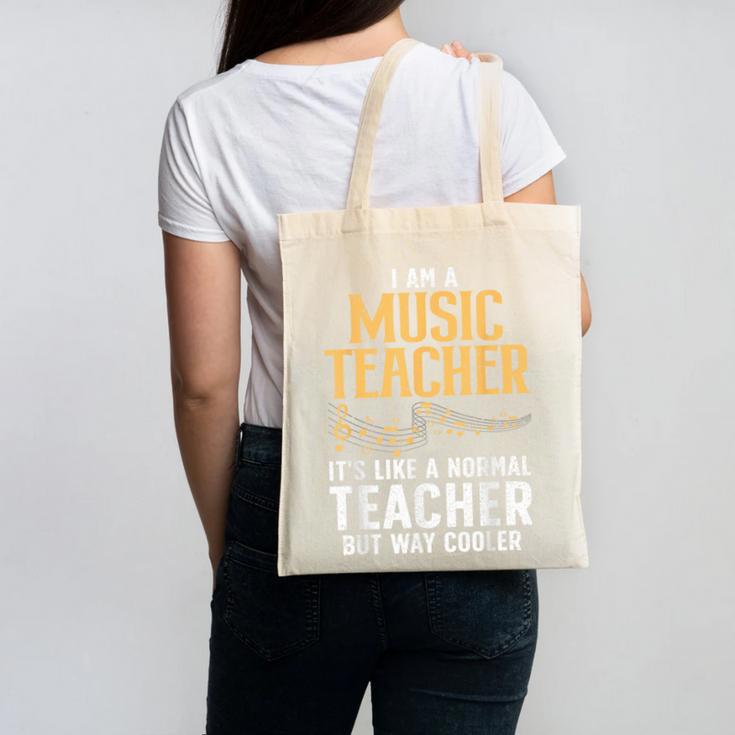 Cool Music Teacher Art For Men Women School Orchestra Coach Canvas Tote Bag