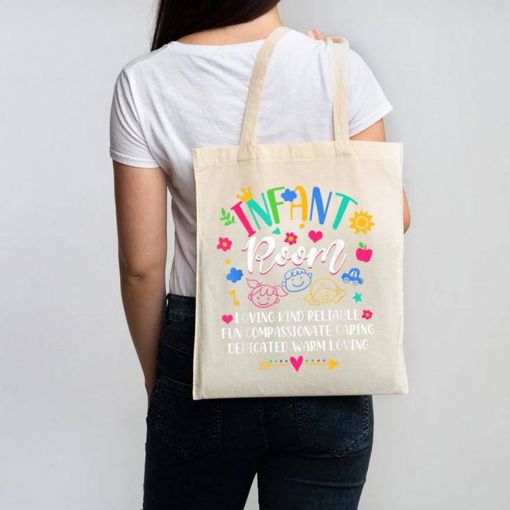 Daycare Provider Loving Kind Reliable Infant Room Teacher Canvas Tote Bag