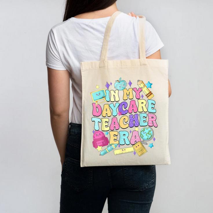 In My Daycare Teacher Era Daycare Provider Kids Canvas Tote Bag