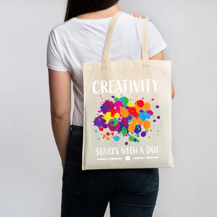Dot Day Shirt Women Men Kids Girls Boys Teacher 2024 Dot Day Canvas Tote Bag