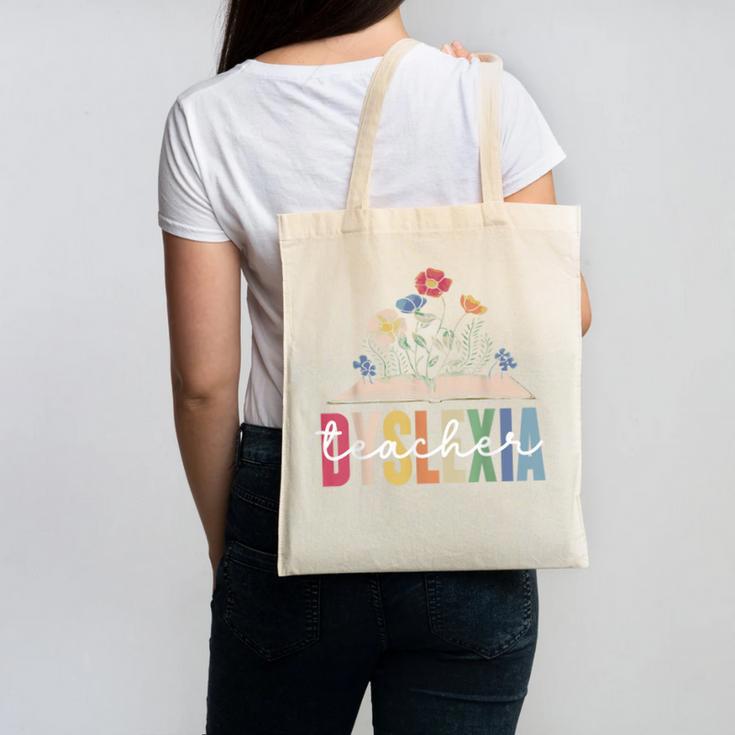 Dyslexia Teacher Awareness Dyslexic Dyslexics Dyslexia Canvas Tote Bag
