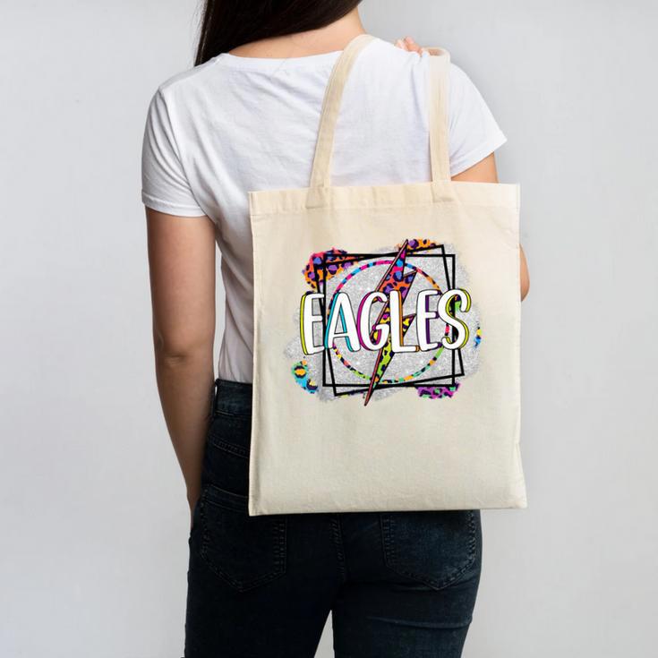 Eagles Teacher School Sports Fan Team Spirit Canvas Tote Bag