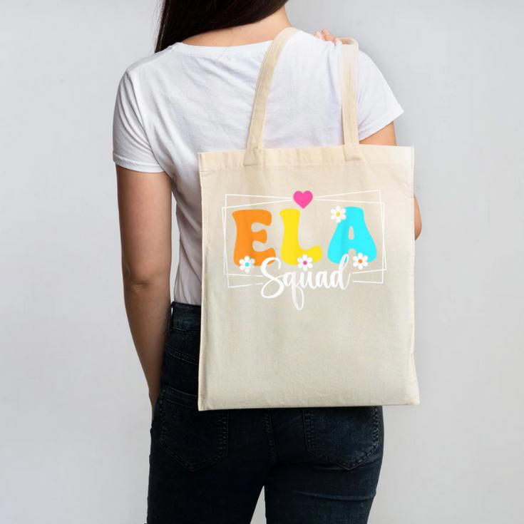 ELA Squad Teacher Back To School English Language Arts Canvas Tote Bag