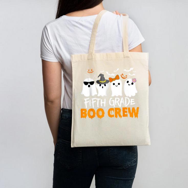 Fifth Grade Boo Crew Halloween Teacher Costume Canvas Tote Bag