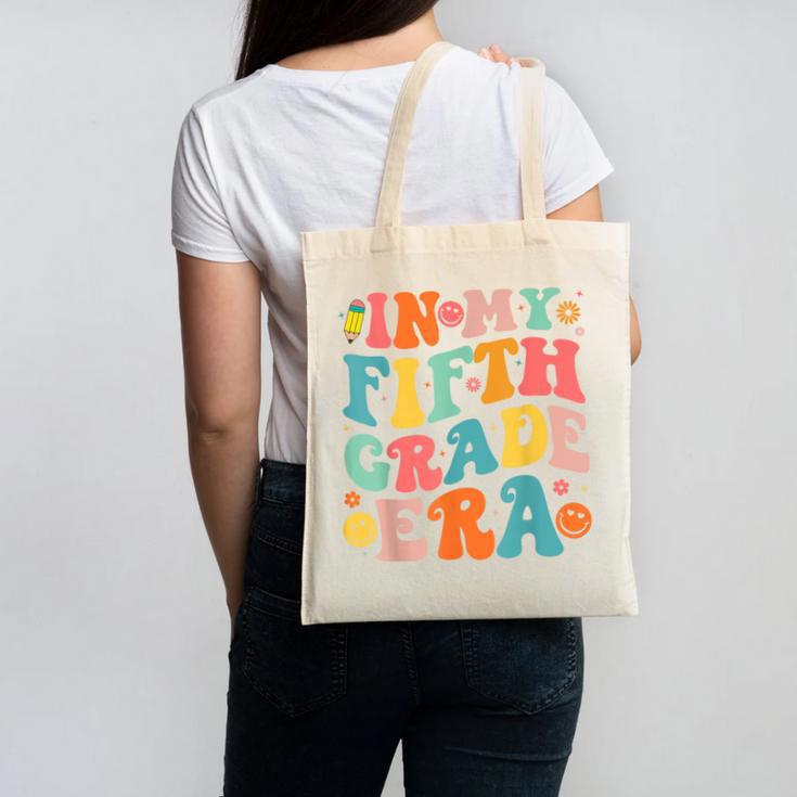 In My Fifth Grade Era 5th Grade Teacher Back To School Canvas Tote Bag