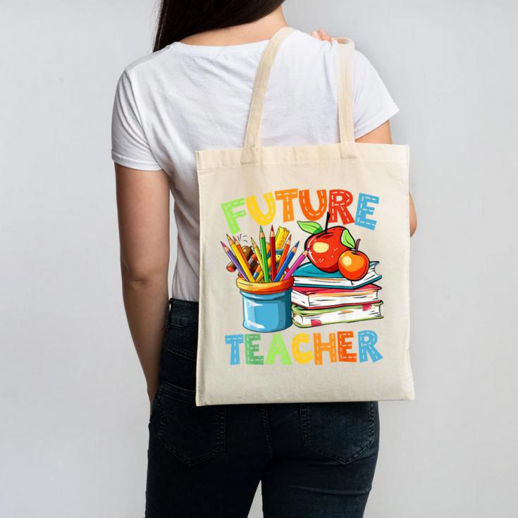 Future Teacher Costume For Kids Back To School Boy Girl Canvas Tote Bag