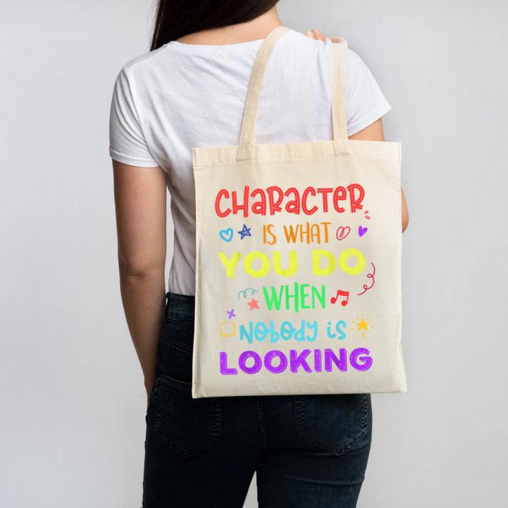 Growth Mindset Teacher Positive Message Inspirational Quote Canvas Tote Bag