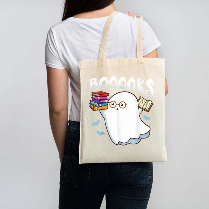 Halloween Books Librarian English Teacher Reader Reading Canvas Tote Bag