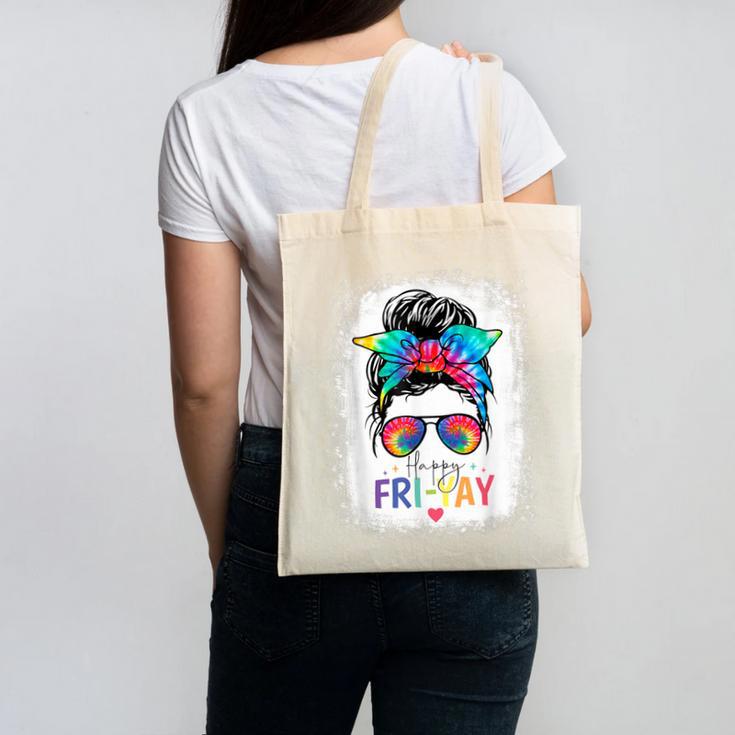 Happy Fri-Yay Friday Teacher Life Happy Friday Canvas Tote Bag
