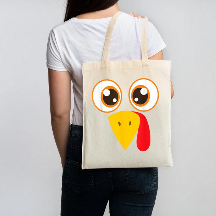 Hilarious Turkey Halloween Thanksgiving Teacher Nurse Canvas Tote Bag